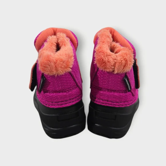 NORTH FACE Alpenglow II Toddler Girls Sz 5 Snow Boots Winter Waterproof Pull On - Picture 5 of 7